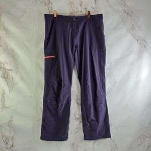 Rab Pants Womens Medium UK 12 Purple Helix High Rise Nylon Ripstop Hiking